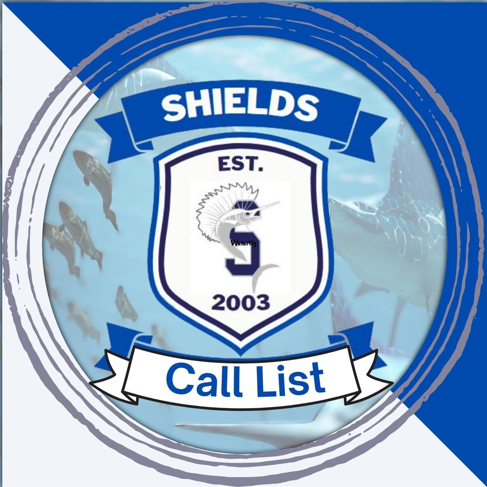  Shields Call List